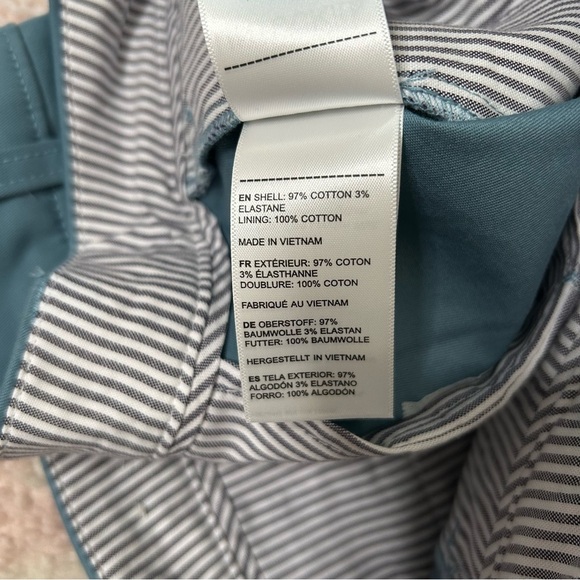 UNTUCKit Blue Flat Front Shorts Preppy 9" Chino Shorts Size 34 - Picture 5 of 13